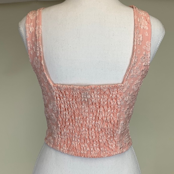 NWT Women’s Floral Corset Tank Top in Light Pink - Wild Fable - Picture 4 of 9